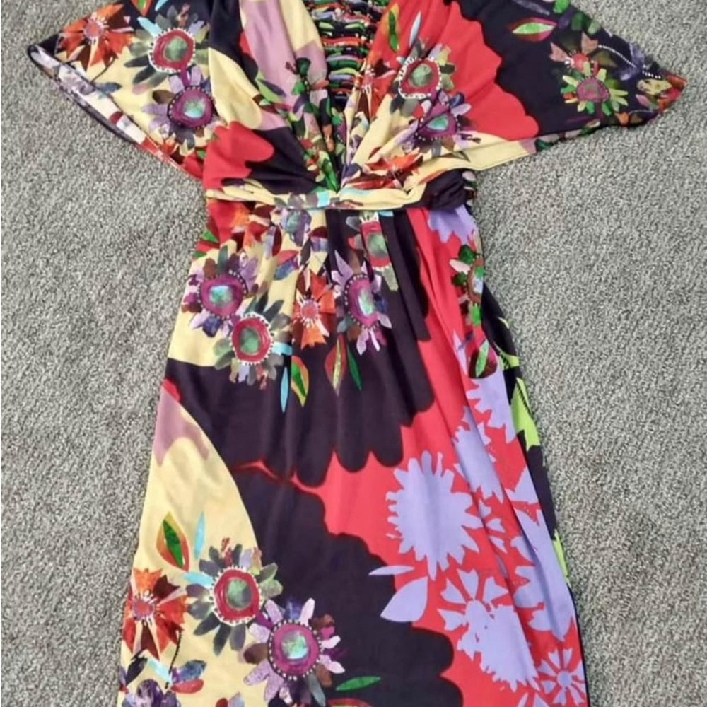 Fun multi print/Color Ranna Gill Dress - Picture 4 of 4